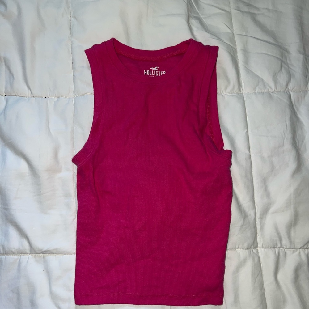 Hollister Fuchsia V-Neck Top
